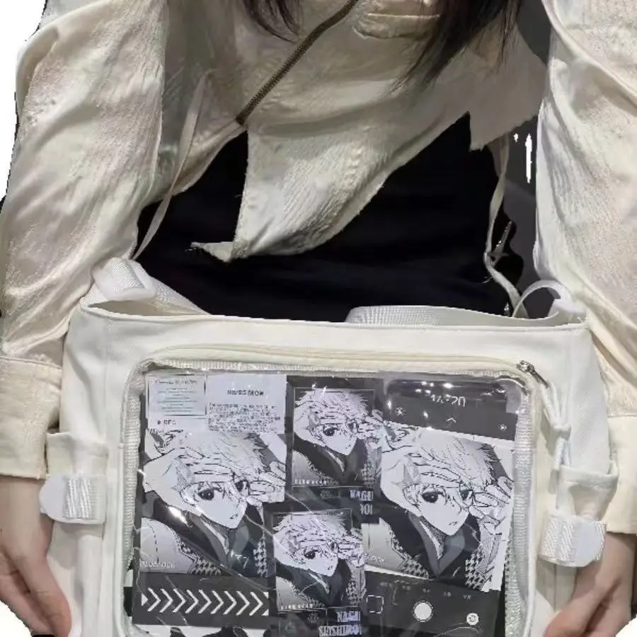 Tägliche vielseitige Y2k Ulzzang Ita Bag One Shoulder Class Umhängetasche Schultasche Harajuku Mädchen große Kapazität Casual Itabag – Detail 8