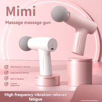 New fascia massage gun mini portable full body adjustable massager for fitness waist massage impact multi gear membrane gun