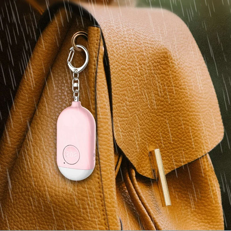 3X Personal Alarm Rechargeable Waterproof Emergency Self Defense SOS Alert Rape Whistle Safety Siren For Women