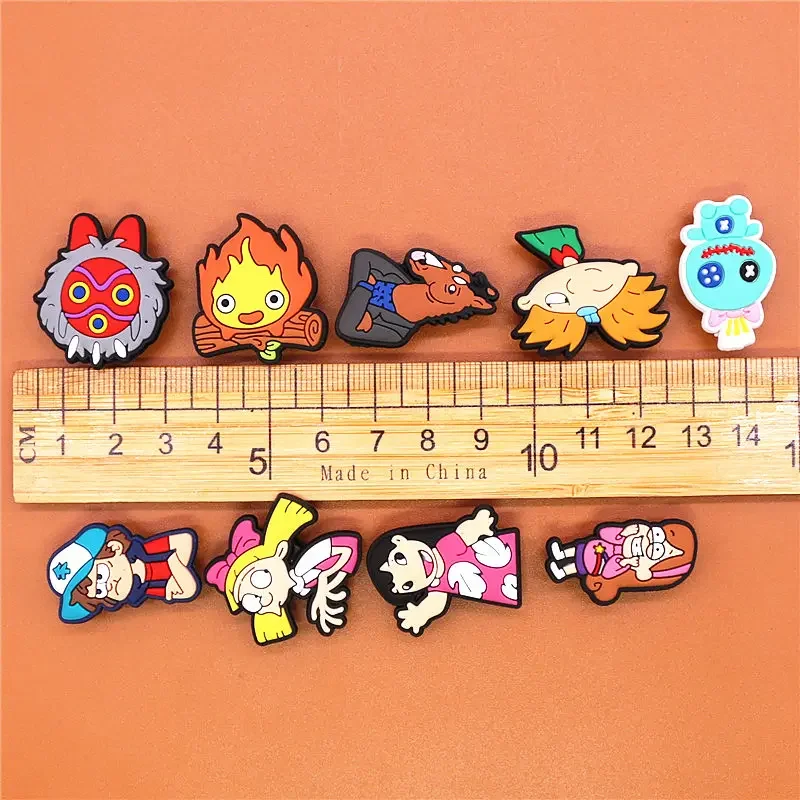 Single Sale 1pcs Cartoon Shoe Buckle Accessories PVC Cute My Buddies Shoe Charms Upper Decorations Pins Fit Party Kids Gifts