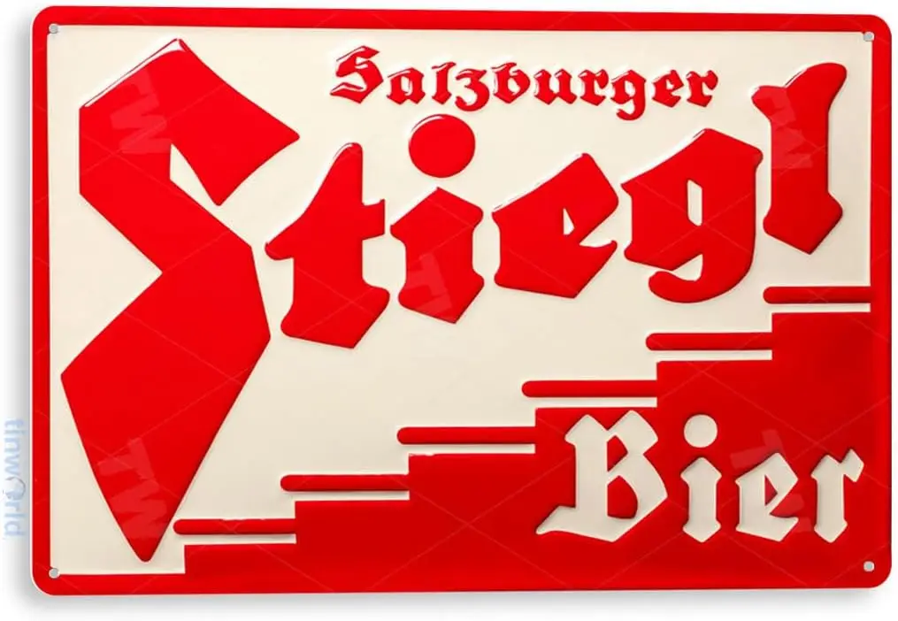 Tinworld Tin Sign Stiegl Bier Store Pub Brew Beer Metal Decor Liquor Shop Bar Cave A622