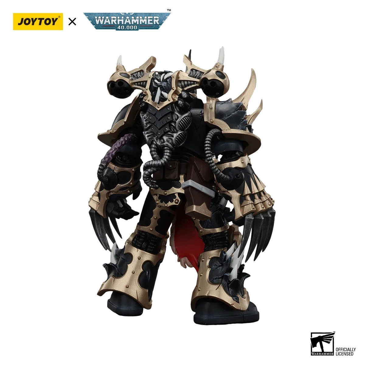 [Przedsprzedaż] JOY TOY Warhammer 40K 1/18 figurka Chaos Space Marines Black Legion wybrany z pazurami błyskawicy Model wojskowy