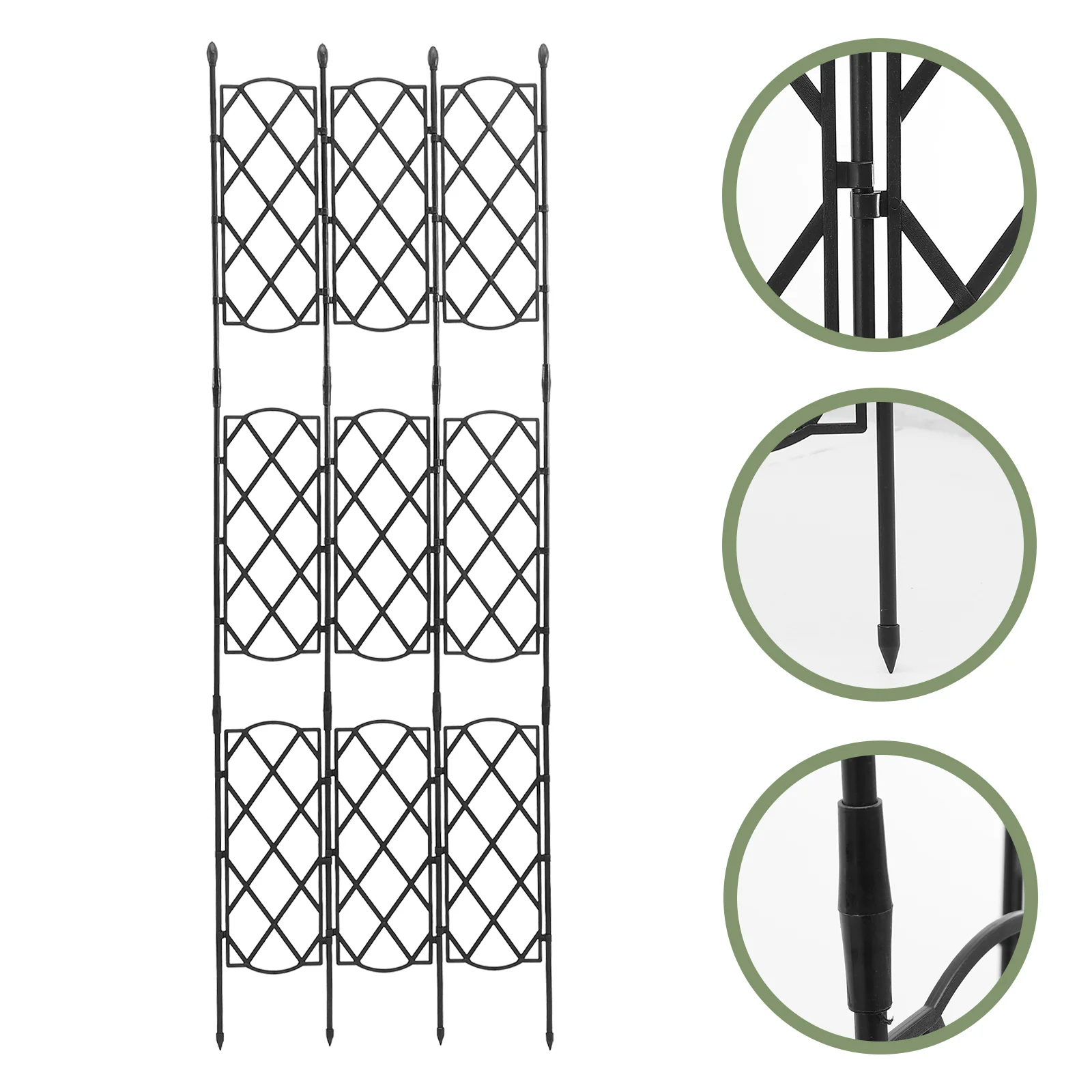 

Garden Trellis Plant Climbing Bracket Wire Holder Supplies Patio Steel Pipe Plants Support