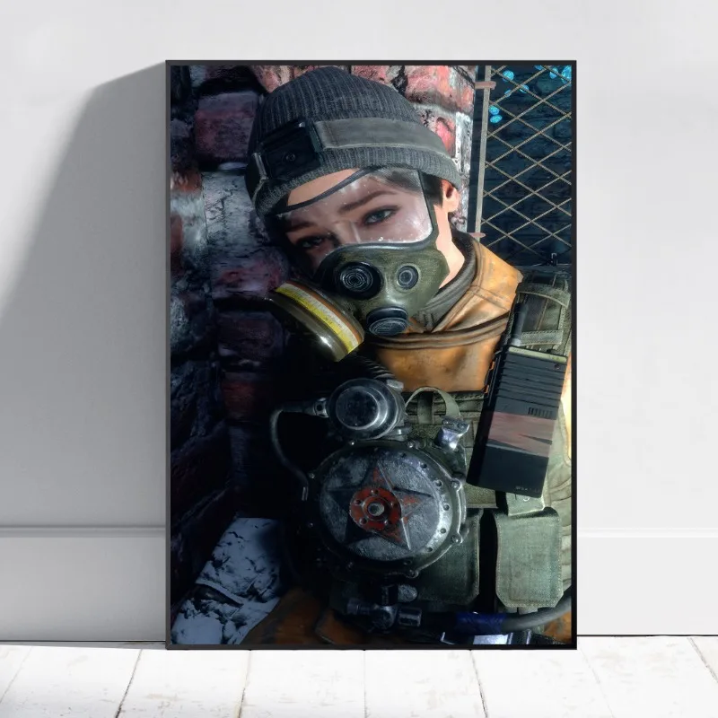 Metro Exodus Modern Adventure Shooting Hot Video Game Posters and Prints Canvas Printing Wall Art Picture for Gaming Room Decor