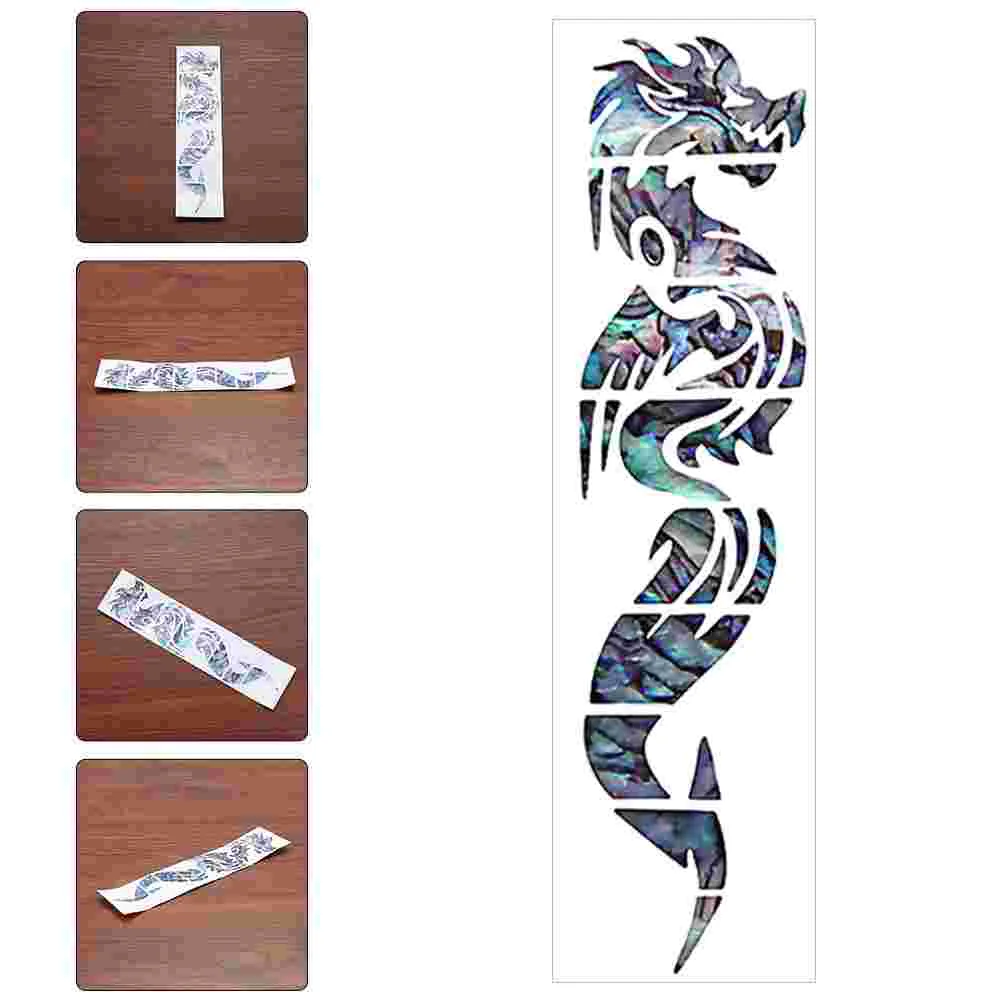 Fingerboard Stickers Fret Inlay Decals Musical Instrument Bass Guitar Applique Electric Plastic