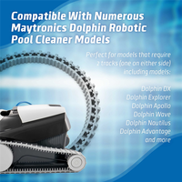 AEA9-Pool Cleaner Climbing Ring For Dolphin Maytronics M200/M400 Robotic Replace Part 6101611-R4 Timing Track Part 9985006-R2