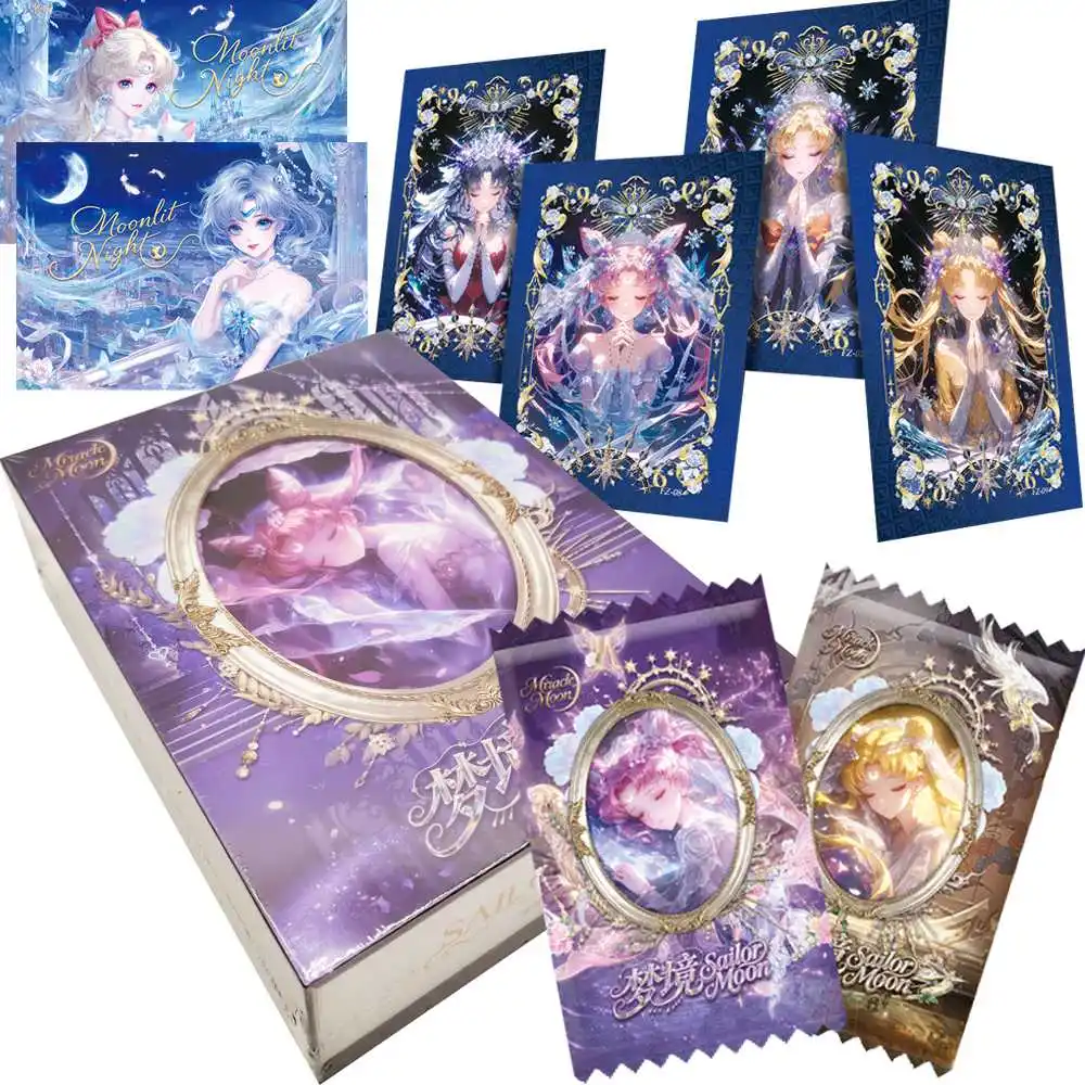 

Sailor Moon Collection Cards Anime Magical Girl Lovely Q-version Good Luck Stamp Aromatherapy Cards Creative Peripheral Gifts