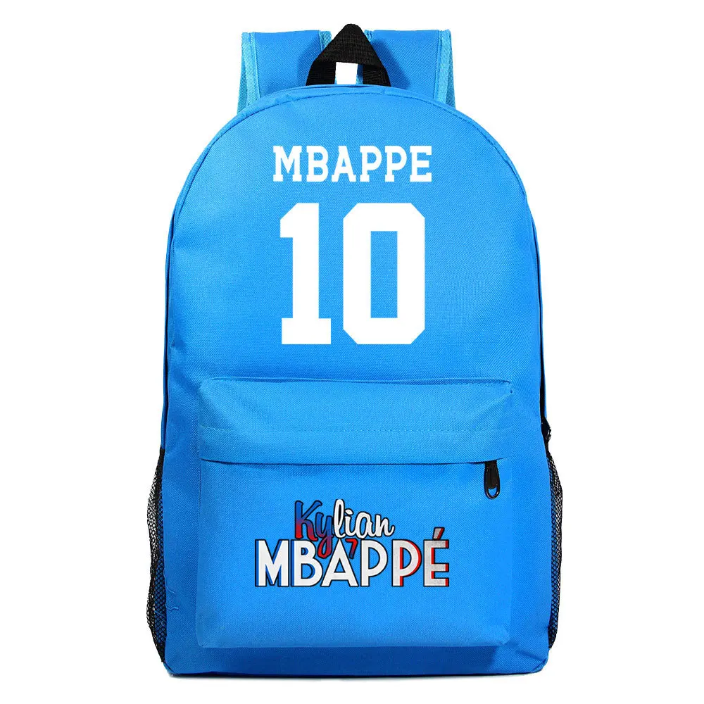 New Bag Schoolbag Football Backpack Mbappe Sports Student Large Capacity Tote Children\'s Women Men Travel Laptop Mochilas Y2k