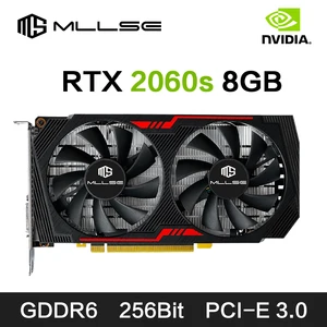 MLLSE RTX 2060 Super 8GB Kartu Grafis Permainan Video GDDR6 256Bit 8Pin PCI Express 3. 0x16 RTX 2060 PC Permainan Super 8GB 8 penjualan terbaik rtx 2060 8gb - №