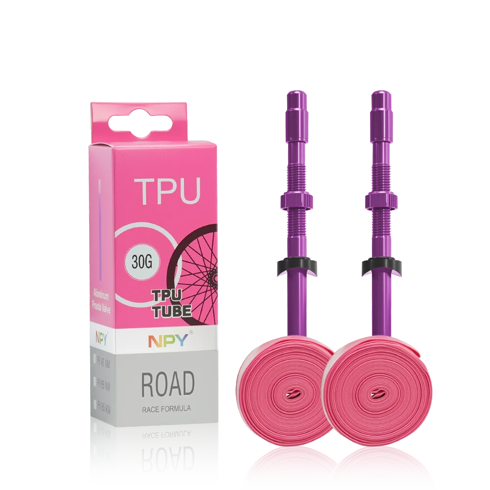 AliExpress NONE NPY 2/4 Pack  Tpu Tubes 700x18-32c Road Bike Inner Tube, 45/65/85mm Aluminum Alloy Presta Valve Puncture Resistance Convenience