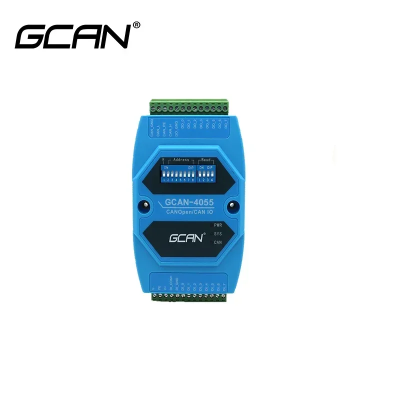 GCAN 4055 Is An I / O Module That Communicates with The Standard CANopen Protocol