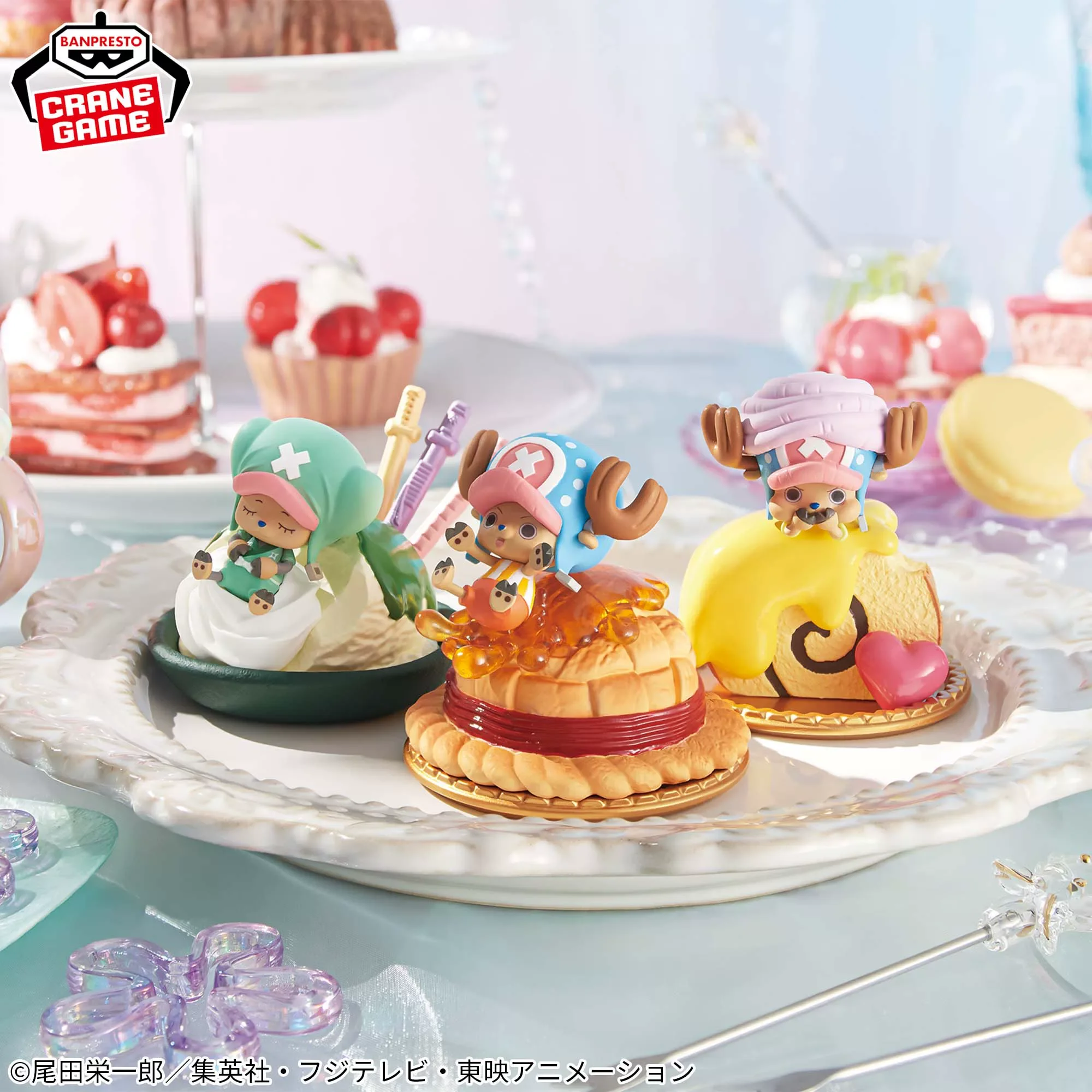 

Official One Piece Tony Tony Chopper Blind Box Dreamy Dessert Party Series Kawaii Figurine Statue Gift For Anime Collectors