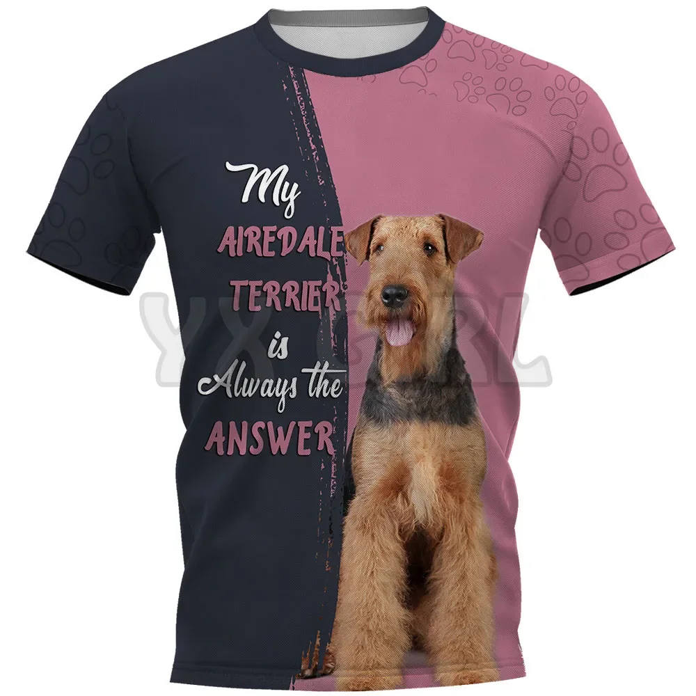 2022 Summer Fashion Men My Beagle Is Always The Answer 3D All Over Printed T Shirts Funny Dog Tee Tops shirts Unisex Tshirt