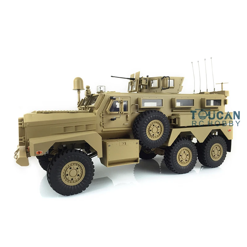 1/12 6*6 6x6 MRAP P602 Explosion Proof RC Car Remote Control Crawler W/O Light Sound System TOUCAN Outdoor Toys for Boys TH16379