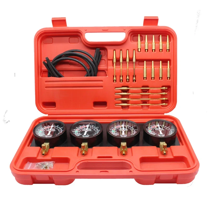 Motorcycle Carb Carburetor Tool Kit  Synchronizer 4 Gauges Balancer Meter YB-040