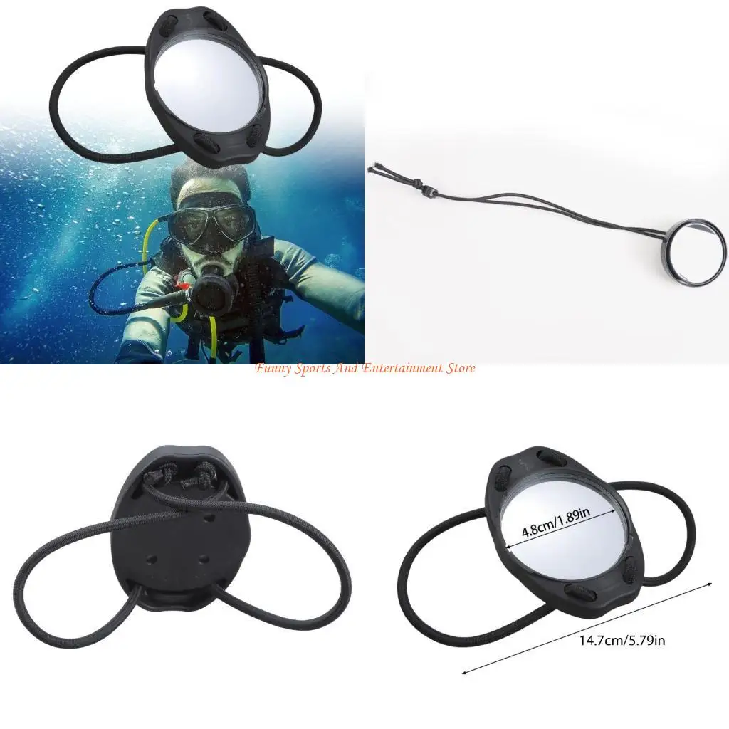 

Зеркало заднего вида для дайвинга с долговечностью C4DE Регулируемое зеркало заднего вида для дайвинга на 360 градусов