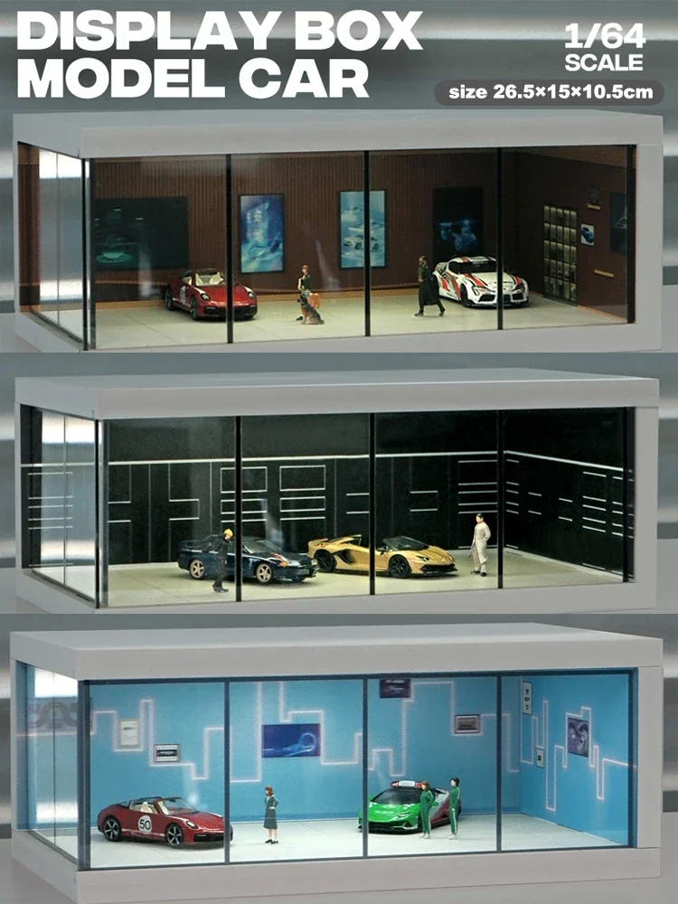 Scène de modèle de scène de Garage avec Version légère, modèle de Simulation, décoration de collection (hors poupées et modèles de voitures), 1/64