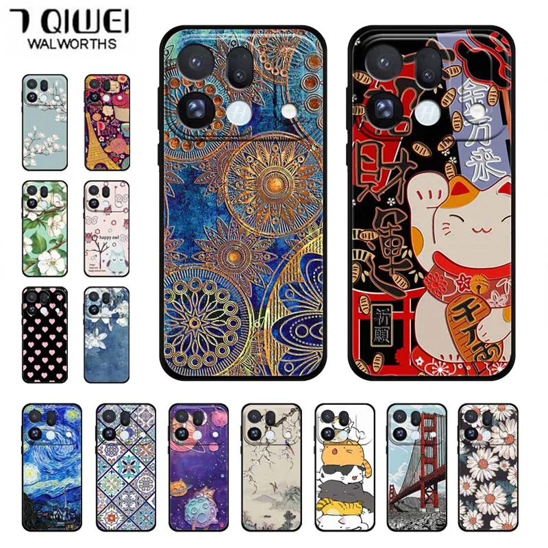 Coque de téléphone en relief 3D pour Oppo Find X10 5G, coque arrière en silicone souple de luxe pour Oppo Find X10, coque de protection en relief.