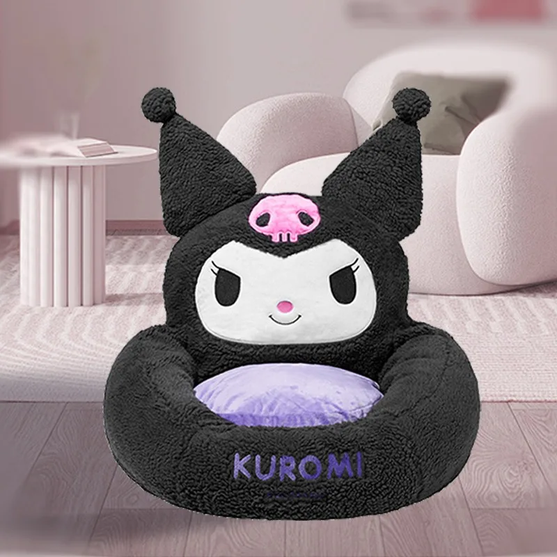 

Cartoon Cute Pet Sofa Bed for Small Dogs Cats, Removable Washable Plush Cat Couch, Soft Fluffy Puppy Lounger All Seasons