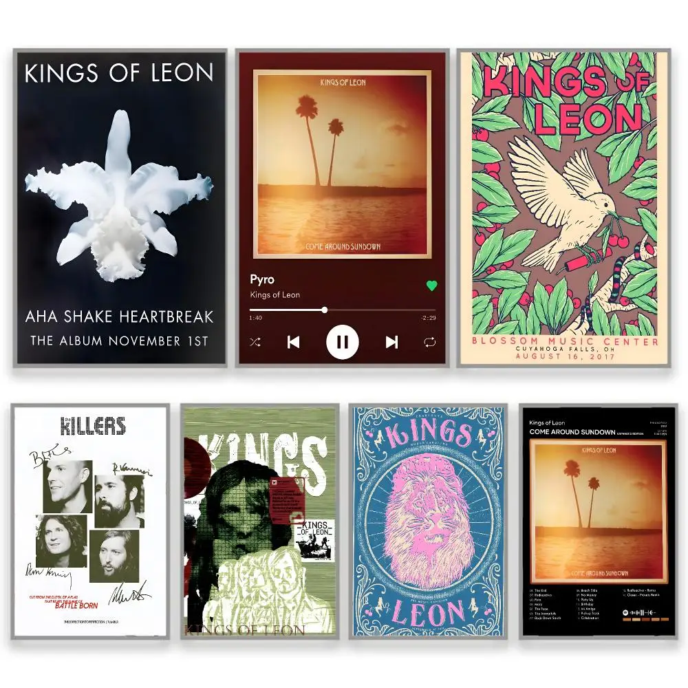 K-Kings Of Leon'S Album Art Trending Home Decor Home Decor Pictures Boys Bedroom Decor Poster