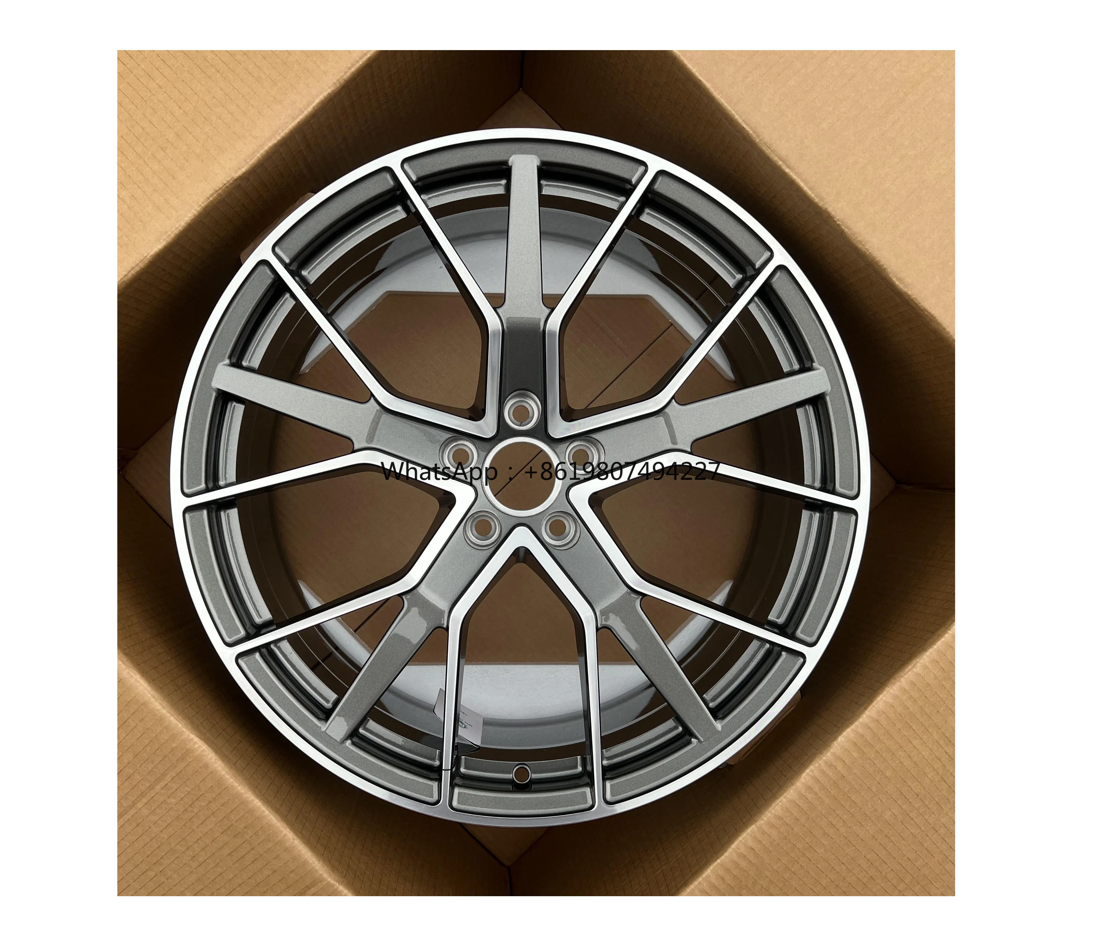 

20x9J Et 28 5x112 CB66.45 Aluminium Forged Wheel Rim 6061-t6 Alloy Wheel in Gunmetal Machined Face for A8 Q5on Selling