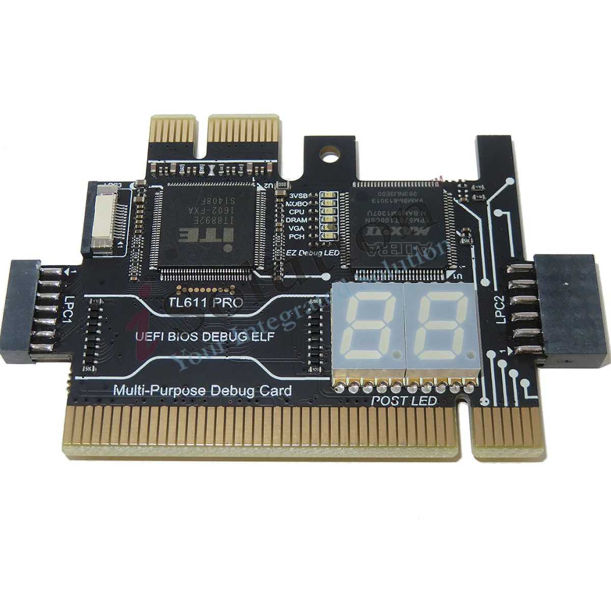 TL611 PRO Universal Laptop and PC PCI PCI-E mini PCI-E LPC motherboard Diagnostic Test Analyzer Tester Debug Cards