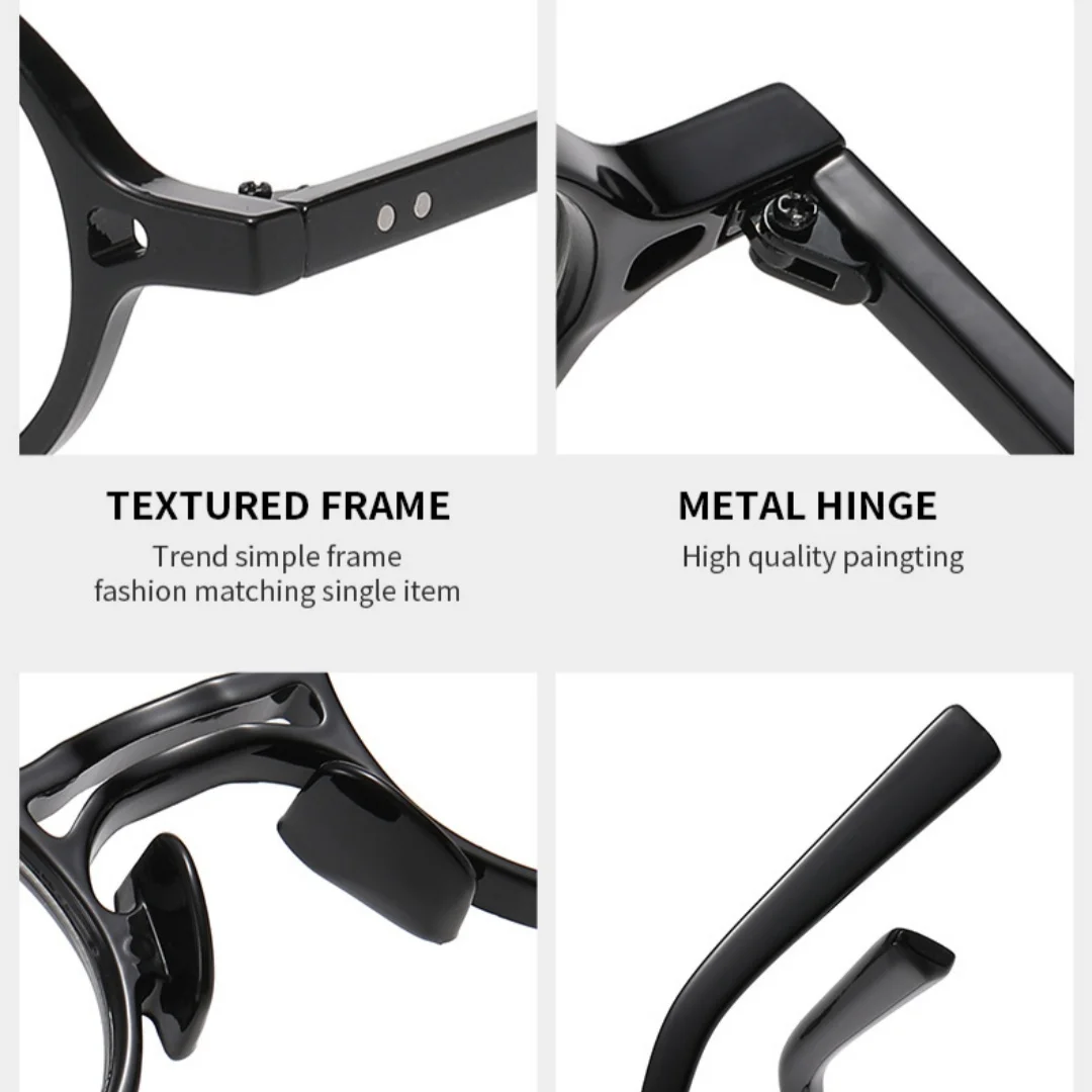 Óculos de leitura ultraleve anti-luz azul, de alta qualidade, hipermetropia, óculos ópticos para homens e mulheres, óculos de prescrição