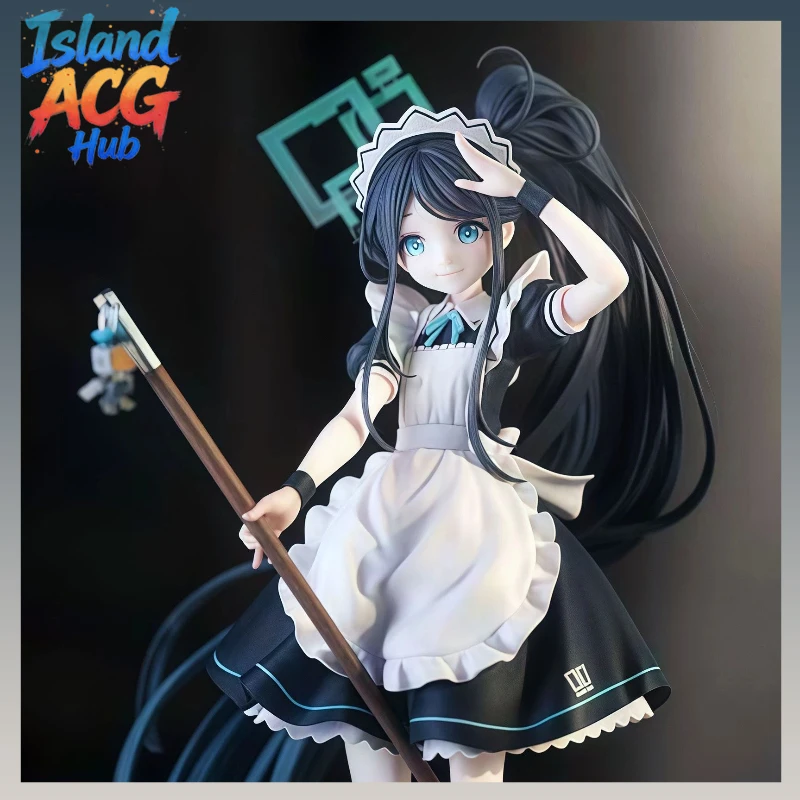 

Blue Archive Alice Tendou Maid Outfit 2D Beauty Anime Figure Model Toy Desktop Shelf Decor Collectible Gift for Fans