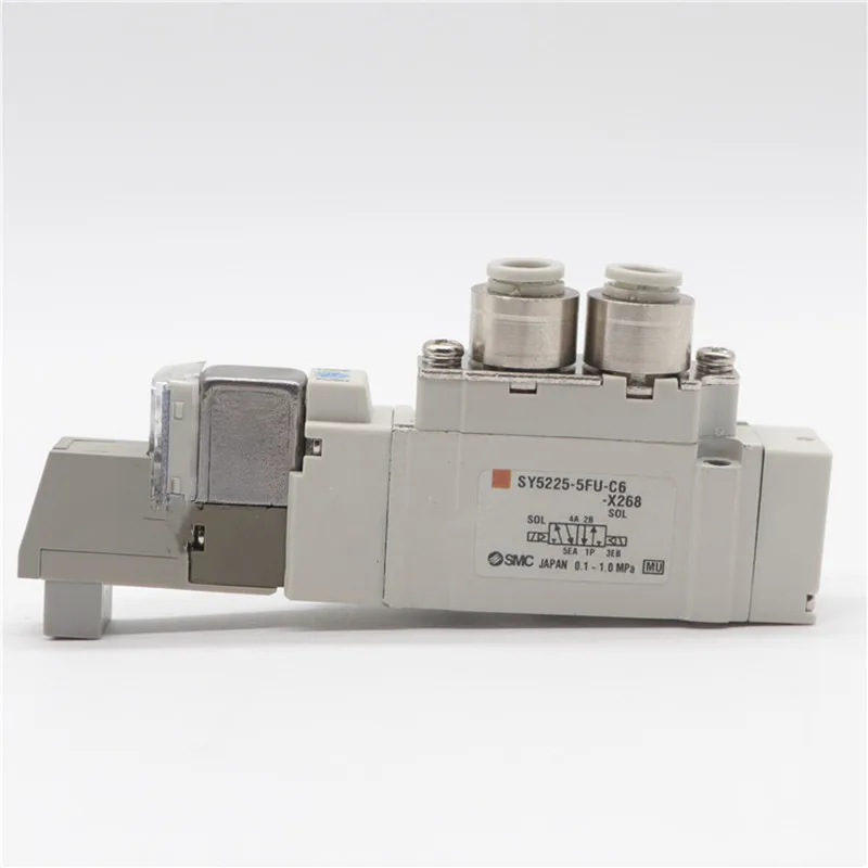 Imagem -05 - Válvula Smc Sy51205l 01-dnw9936 Sy5220t-5moz-c6-f2-x490-q Sy5225-5fu-c6-x268 Sy5225-5fu-01-x268 Sy5120-5lzd-01-dnw9936