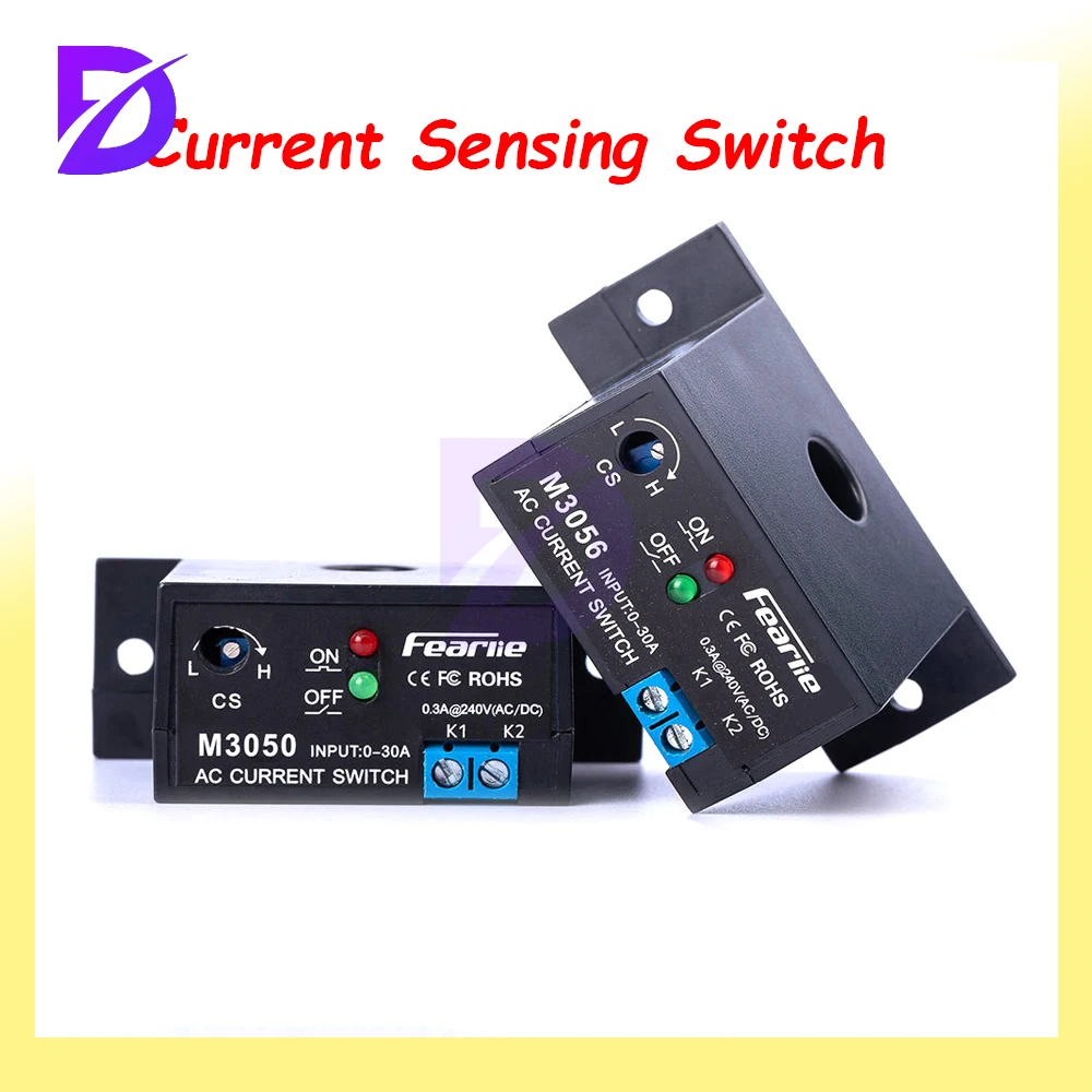 

M3050 Mini Current Controller AC Induction Relay AC Current Sensing Switch AC Detection Adjustable Mutual Inductance Control