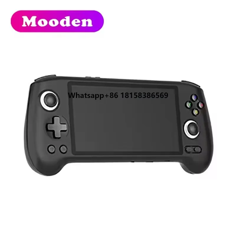 

S RG556 Handheld Game Console 5.48 Inch AMOLED Screen WIFI Retro Video Gaming Console Android 13