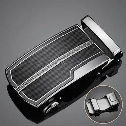 Belt accessories automatic ratchet belt buckle 3.8cm for width 3.3-3.5 belt Men's automatic belt alloy buckle