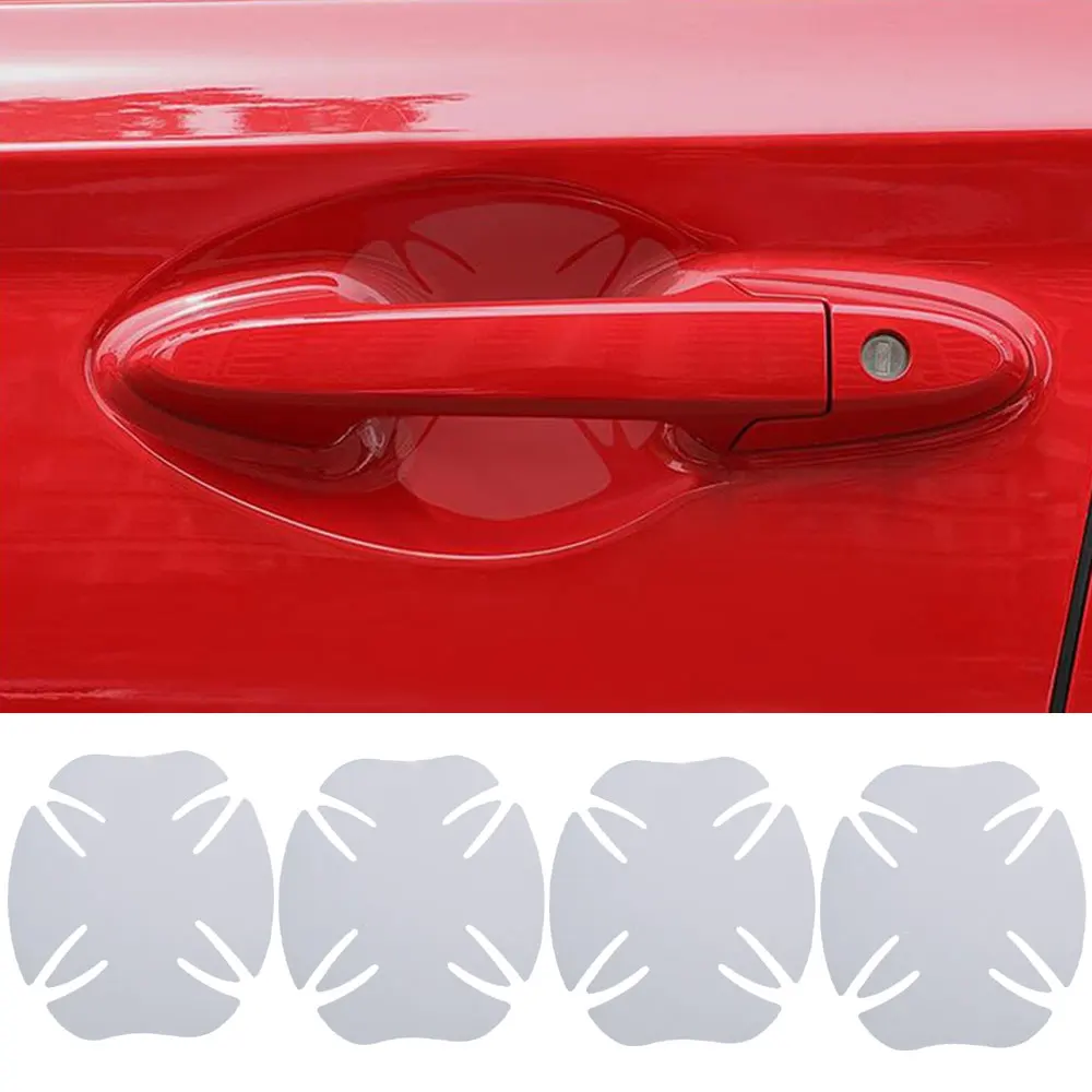 

4pcs Car Handle Protection Film Car Exterior Sticker for TOYOTA RAV4 C-HR COROLLA CROWN REIZ PRIUS COROLLA VIOS Car Accessories