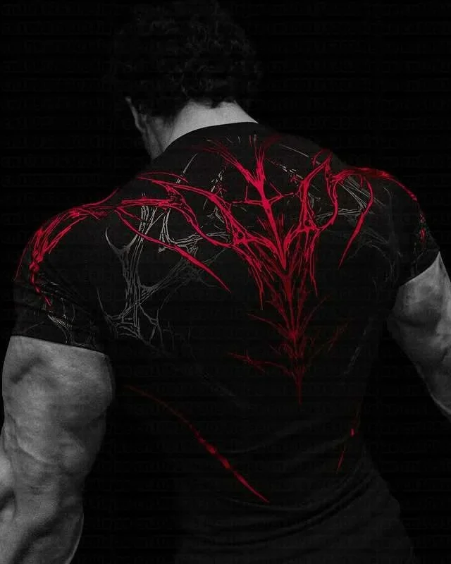 2026 Neues Herren-Kompressionsshirt Schnelltrocknendes Muskeltraining-T-Shirt Hochelastisches Sport-Oberteil für Männer Sommer-T-Shirt Herren Kinder – Detail 9