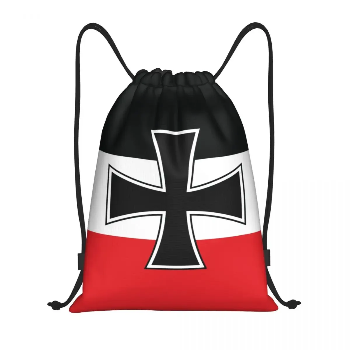 

Custom Flag Of German Empire Drawstring Bag Women Men Lightweight Sports Gym Storage Backpack