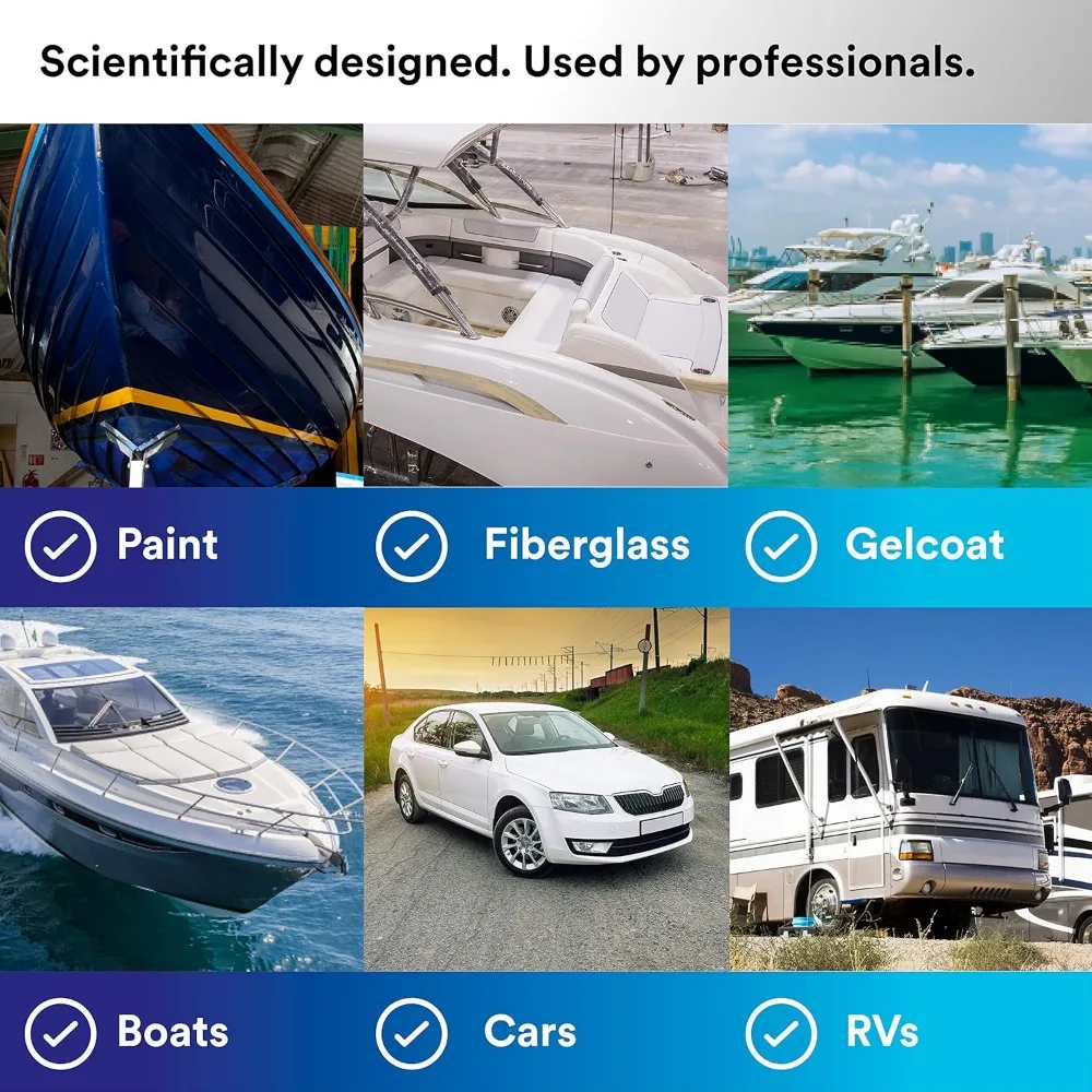 Ultrafeines Schaumstoff-Polierpad, doppelseitig, 20,3 cm, für glatte, glänzende Oberflächen