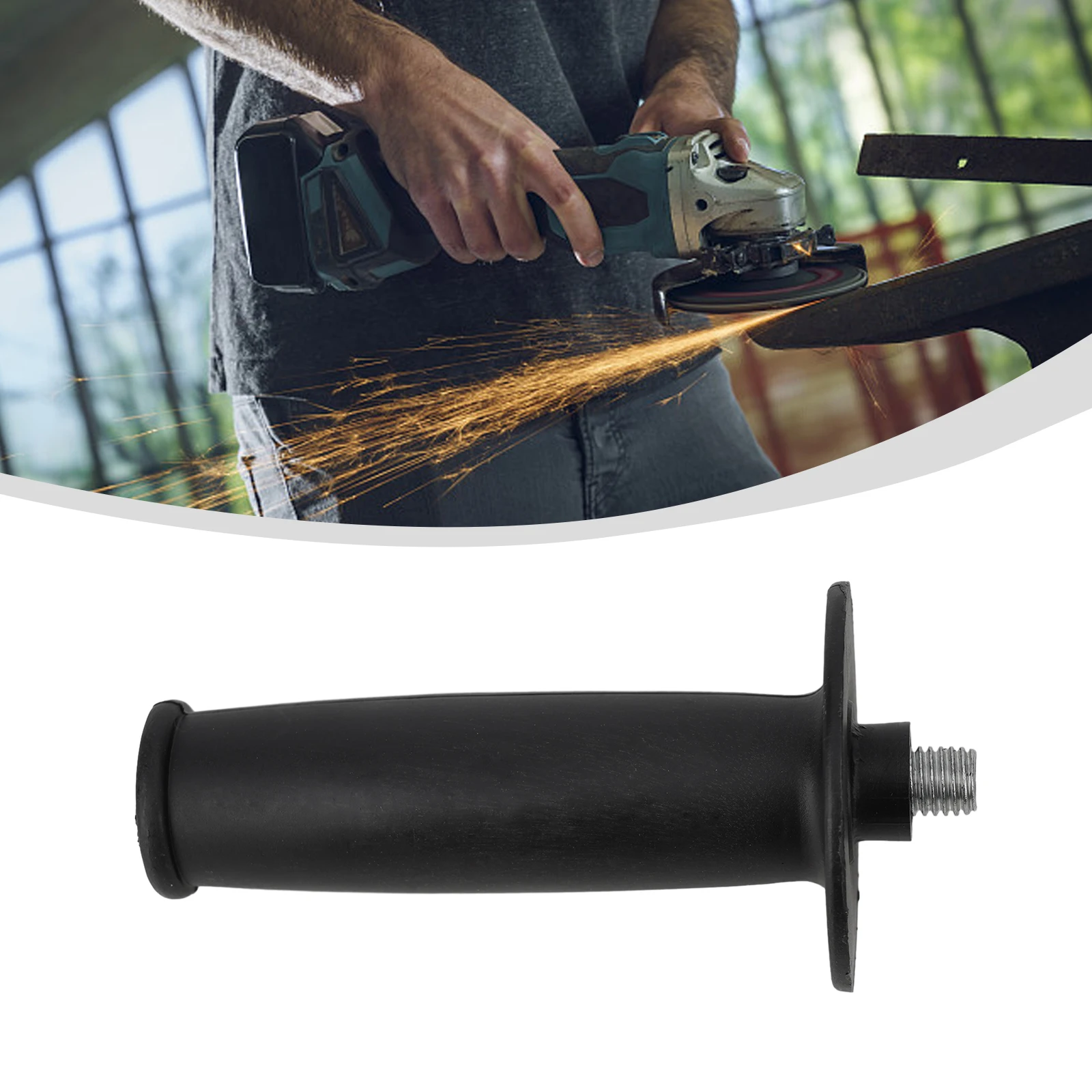 

For grinding machine 12mm/14mm Thread Auxiliary handle Angel grinder handle High quality Accessory Black color