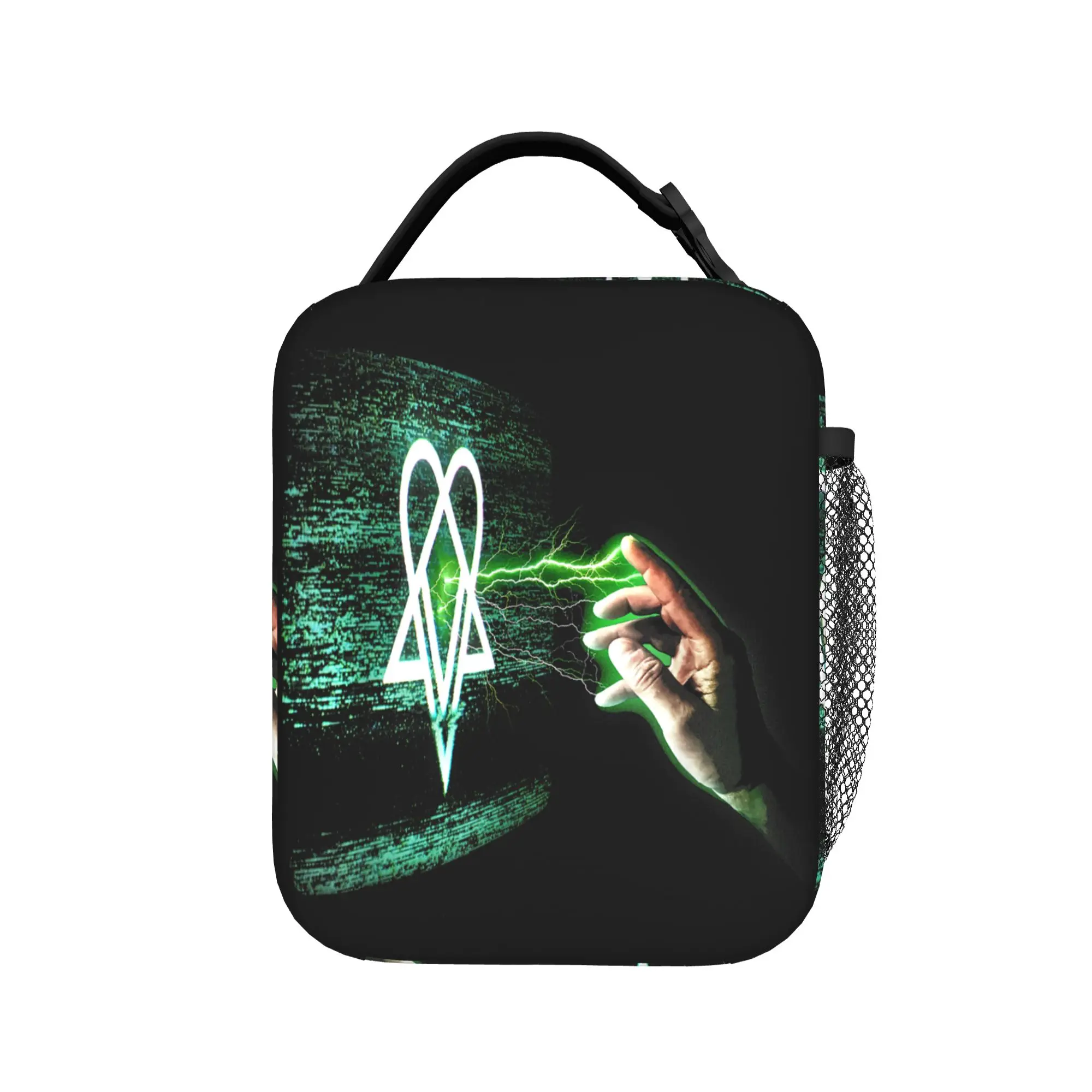 Ville Valo HIM  Twilight Zone Lunch Bag  Travel Lunch Box For Child Casual Print Thermal Lunch Bags Oxford Portable Cooler Bag