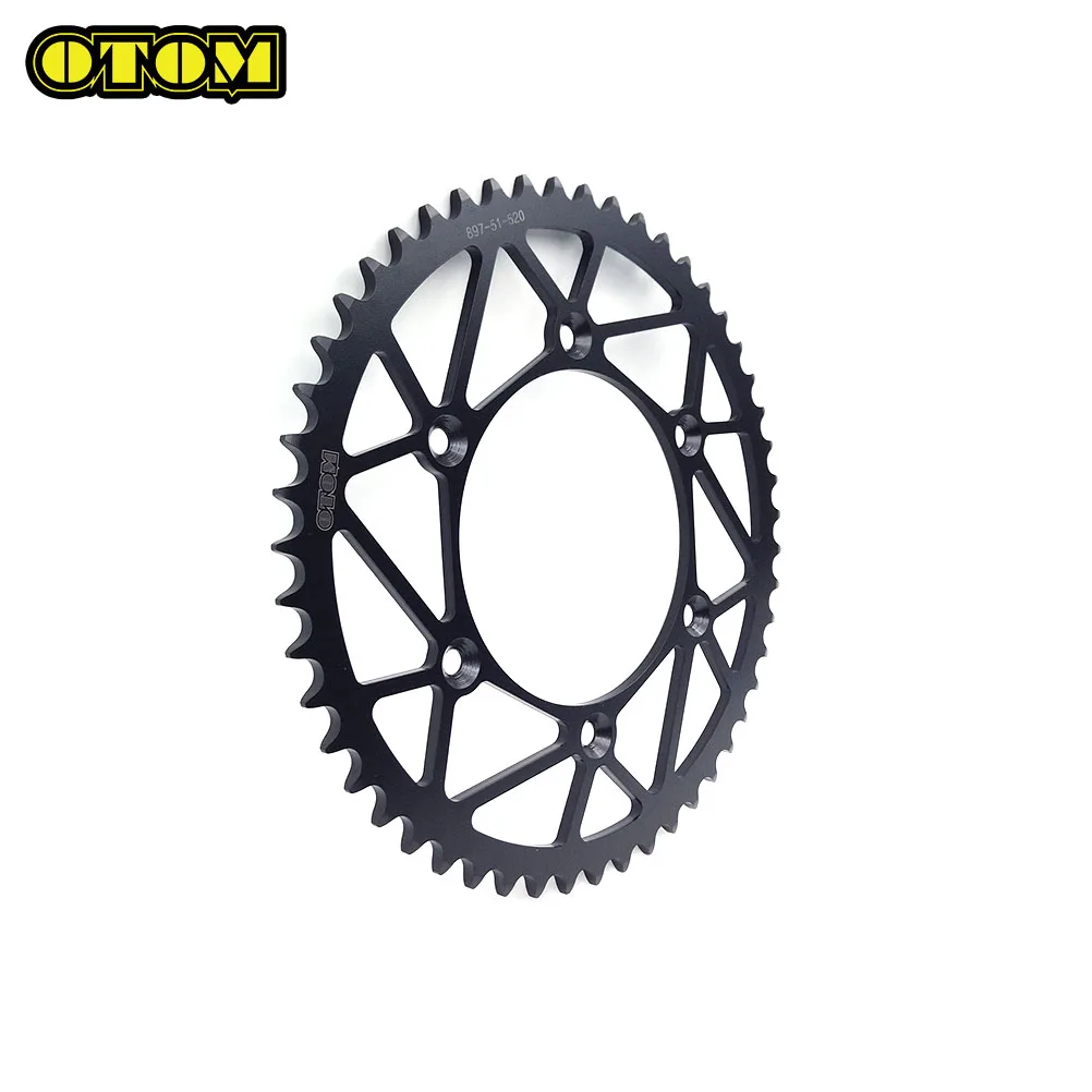 Motorcycle For KTM HUSQVARNA GASGAS Chain 520 Rear Sprocket 50T 51T 52T Carbon Steel SXF EXC XCW TC FE ECF 125 250 350 450 2023