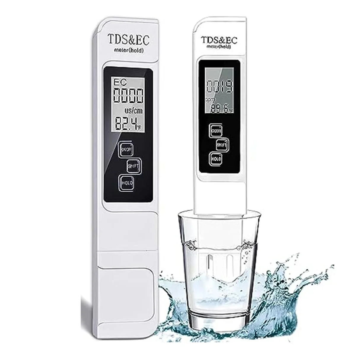 

A22I 3-In-1 TDS Meter Digital Water Tester (TDS,Temperature and EC Meter),0-999Ppm PPM Meter for Hydroponics, Drinking Water