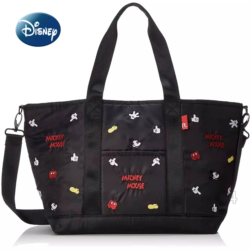 Disney Mickey New Diaper Bag Handbag Luxury Brand Original Baby Diaper Bag Cartoon Large Capacity Diaper Shoulder Messenger Bag