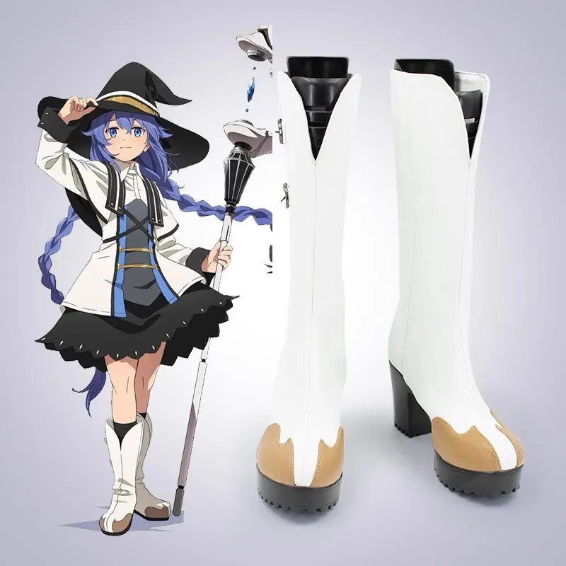

Jobless Reincarnation Cosplay Roxy Boots Halloween Carnival Woman Custom Made Shoes
