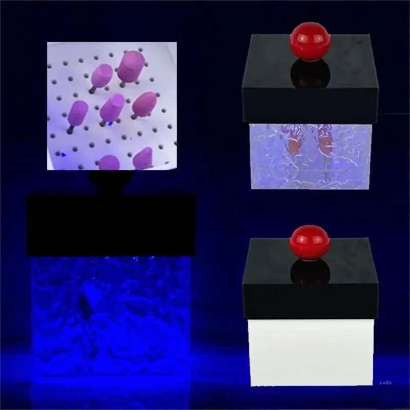 Acrylic Hộp Sắp Xếp Cho Bông Tăm Bông Đầu Kẹp Tóc Giải Pháp Bảo Quản Nhỏ Gọn Cho Phụ Kiện Trang Điểm