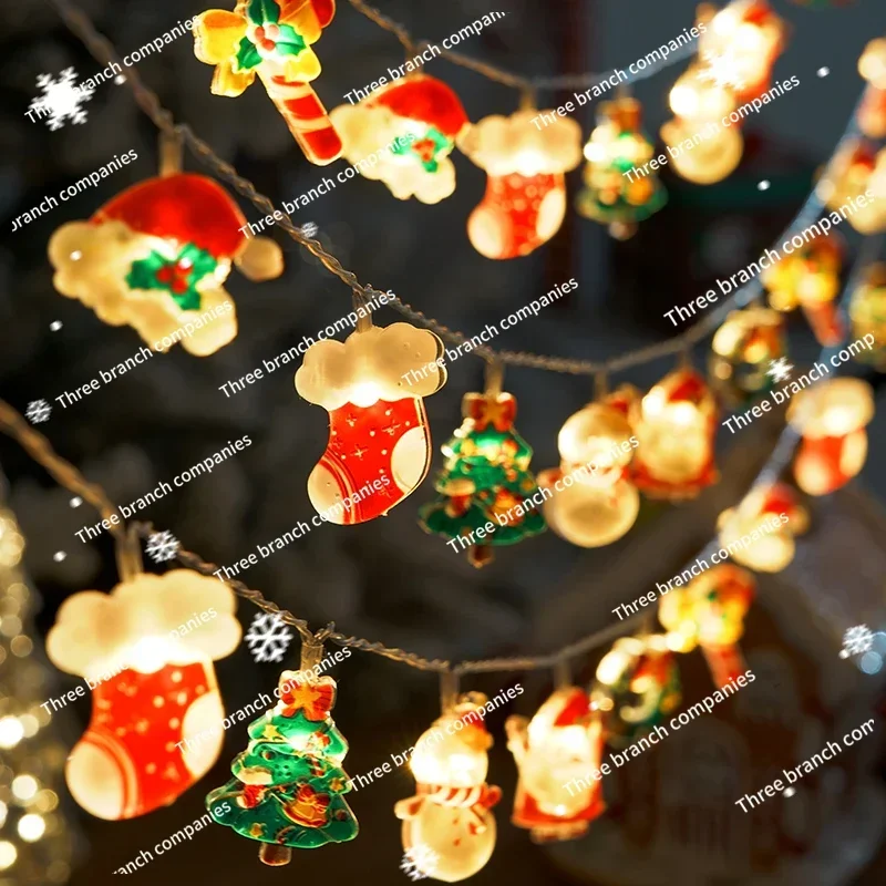 Decorative light string Christmas tree lights led environment and store scene