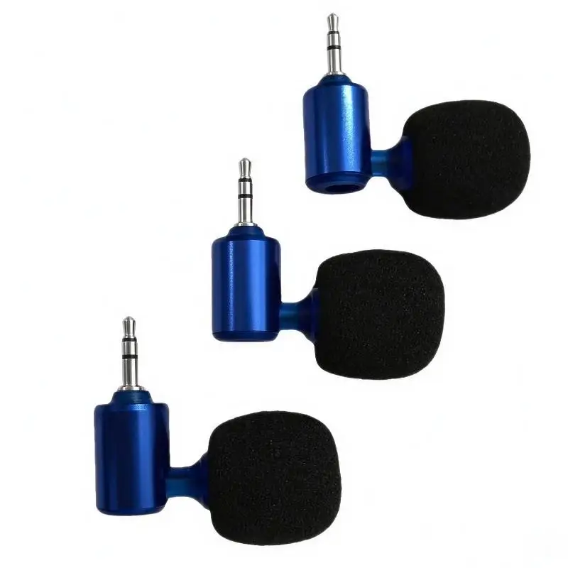 【DC】Portable Mini Microphone 3.5mm Stereo Flexural Bendable Wireless Mic For Sound Card