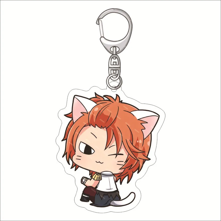 6CM AnimeTHE ANIMATION Transparent Decoration key chain Acrylic Keyring ​Toys Figures Decoration Fans Gifts