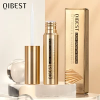 QIBEST-suero para el crecimiento de pestañas, ingredientes naturales, sin irritación, potenciador nutritivo para cejas, maquillaje de ojos más largo y grueso