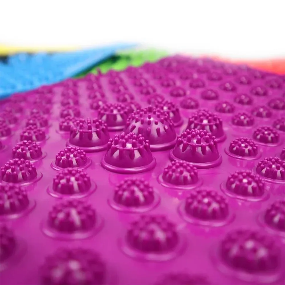 1 Pcs Acupressure Massager Mat Back Body Foot Cushion Pad Relieve Stress Pain Yoga Spike Mat Foot Spiky Massager Trigger Point - view 5