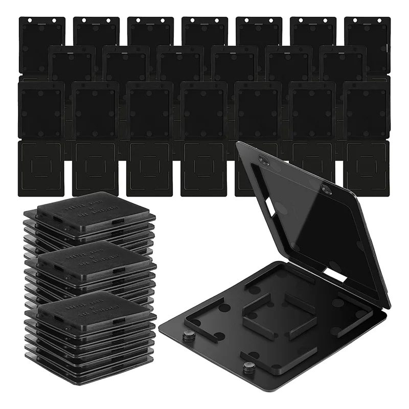 

AB35-50 Pcs Beehive Beetle Trap Black Plastic Beekeeping Tool Beekeeping For Beekeeping Keeping The Small Hive Beetle Out