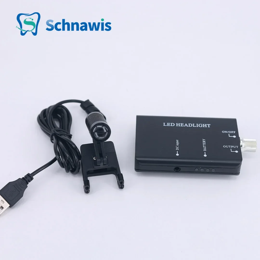 Dental Headlight 5W Belt Clip Type Headlamp For Dental Loupes Lab Medical Magnifier Magnification Binocular